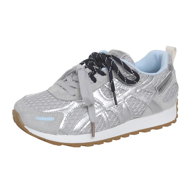 Age Reduction and Comfortable Mesh Breathable Women's Summer and Autumn New Versatile Fashion Soft-soled Sports Shoes Tide