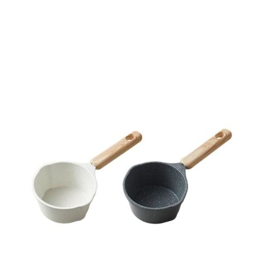 

House Cooker 250ml Milk Pot with Handle, Induction and Gas Compatible, Single-Person Pot, Easy to Pour Soup, Stainless Steel, Induction Compatible