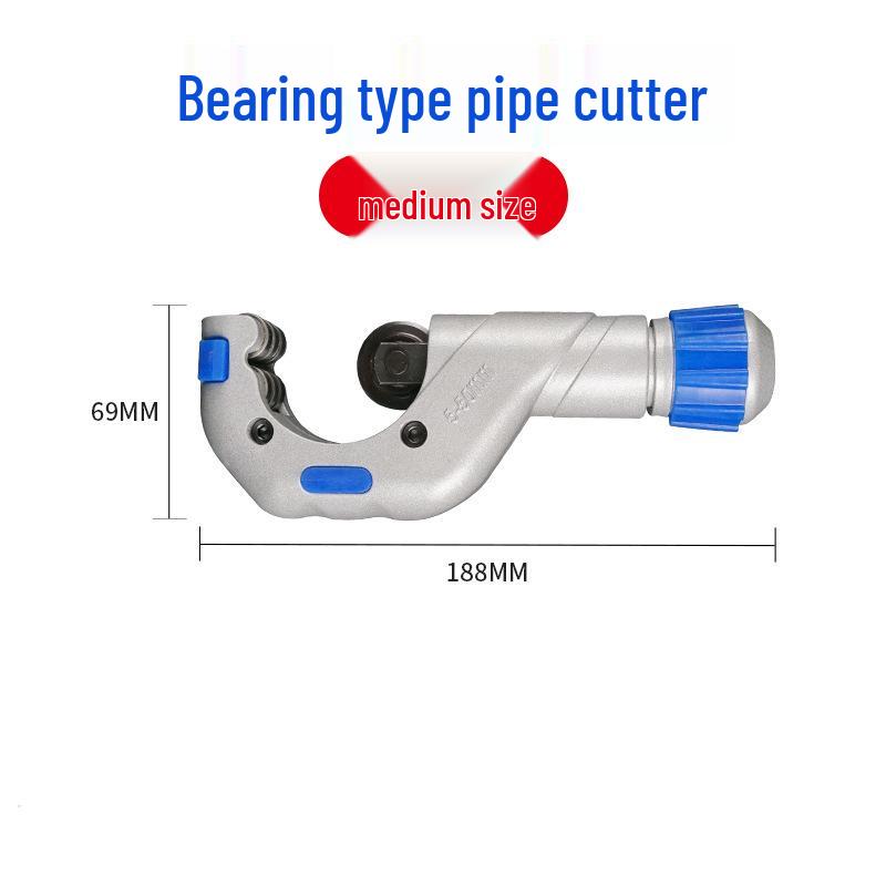 Tube Cutter for Bearing Type: Cuts 4-70mm Thin Stainless Steel, Copper, Aluminum, and Plastic Pipes