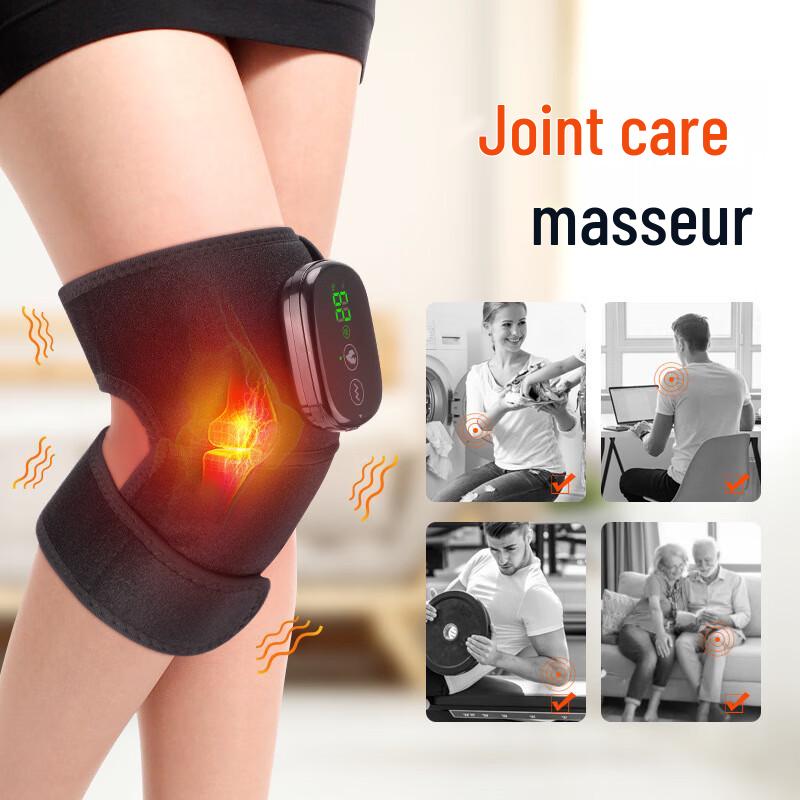 Wireless Heated Massage Wrap for Knee, Shoulder, and Elbow