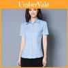 Womens Spring Korean Style Shirt With Satin Trim For Office Wear