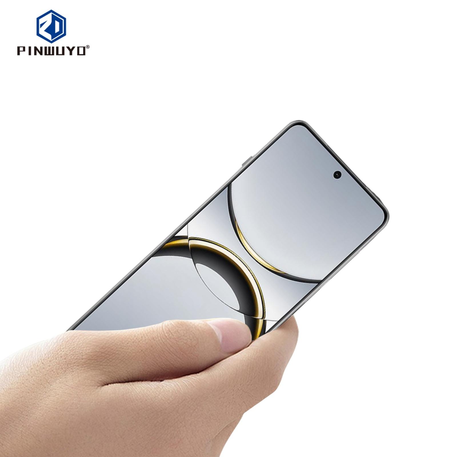 

For Oppo Find X8 Pro 5G PINWUYO Screen Protector 3D Hot Bending Tempered Glass Film Black