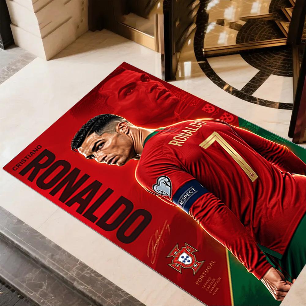 Cristiano Ronaldo's Legacy Area Rug Suitable for Outdoor Decorate Room Hallway Game Room Anti-slip Rug Decorate Offices Gift for Festivals