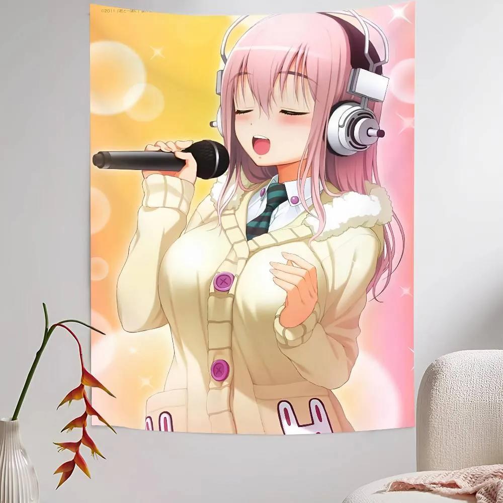 Super S-Sonico Tapestry For Living Room Home Dorm Decor Japanese Tapestry