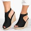 Plus Size Platform Sandals Wedges Shoes For Women Heels Sandals Summer Clog