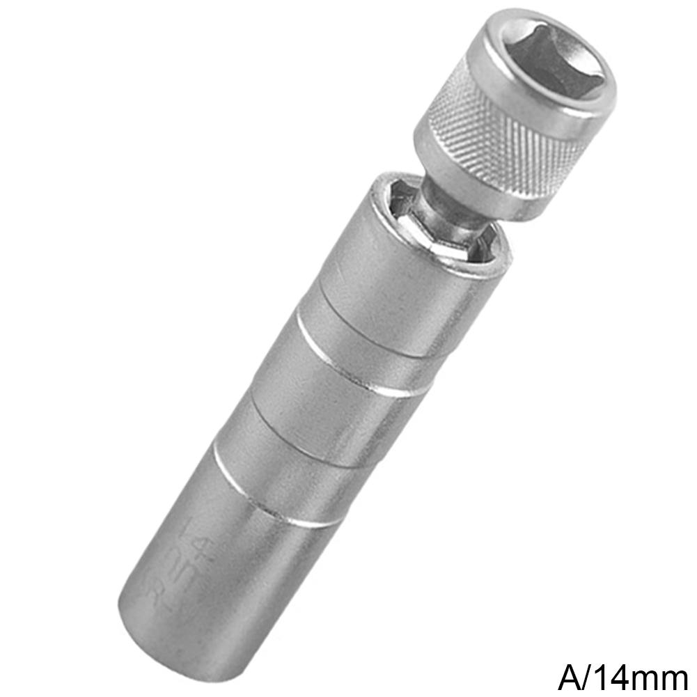 

14мм 16мм Адаптер торцевого ключа для свечей зажигания Автомобильный инструмент для ремонта и разборки свечей зажигания Аксессуары