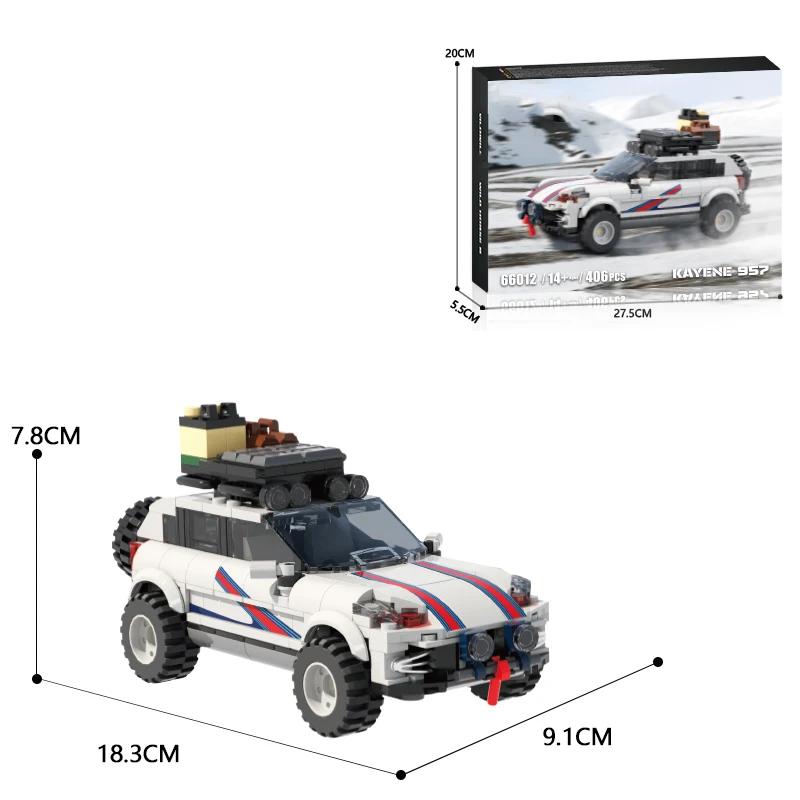 406PCS City Geländewagen Bausteine Rennwagen Modell Steine Sammlung Ausstellung Kinder Pädagogisches DIY Spielzeug Weihnachtsgeschenke
