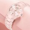 LIGE Elegante Luxus Damenuhr Mode Auto Datum Wochen Keramikarmband Damen Uhren Einfache Wasserdichte Quarz Damen Uhren Reloj