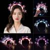 2026 New LED Light Up Butterfly Flower Headbands Girls Women Fairy Glow Headband Birthday Halloween Christmas Party Supplies