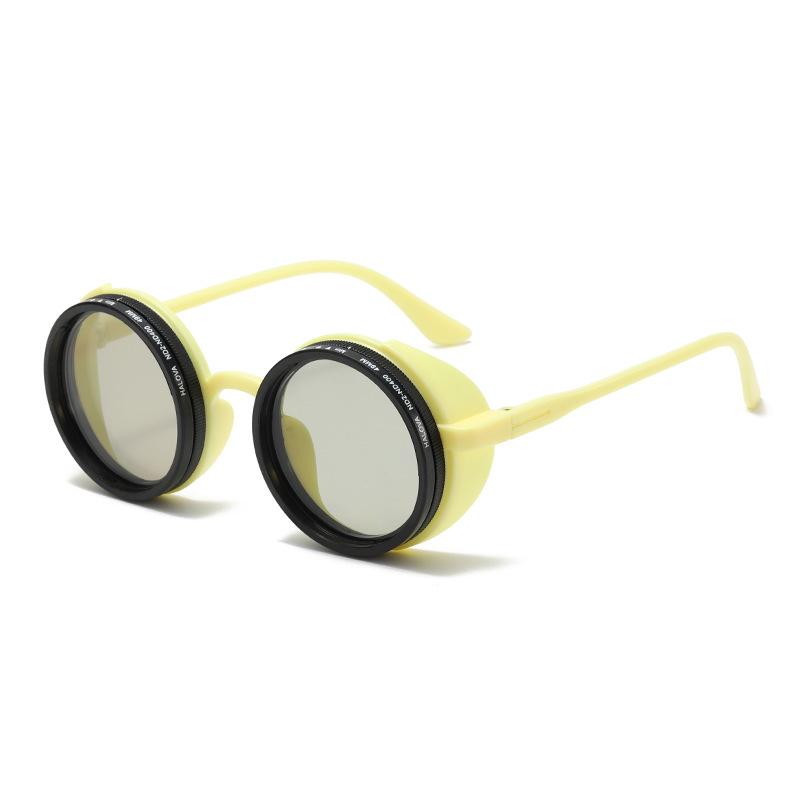 Nd Dimming Glasses Men Polarized Sunglasses Women Driving Fishing Goggles Steampunk Outdoor Shades Retro Round Uv400 Sun Glasses