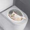 3D Breaking Wall Cat Toilet Stickers, Peeking Funny Waterproof Removable Self-Adhesive Bathroom Decals