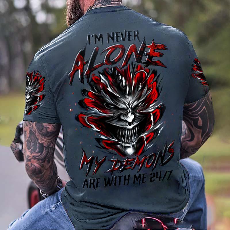 Vintage T-shirts For Men Shirts Short Sleeve Tops Skull Graphic Clothing O Neck Oversized Streetwear 5xl Summer Men's Shirt Tees