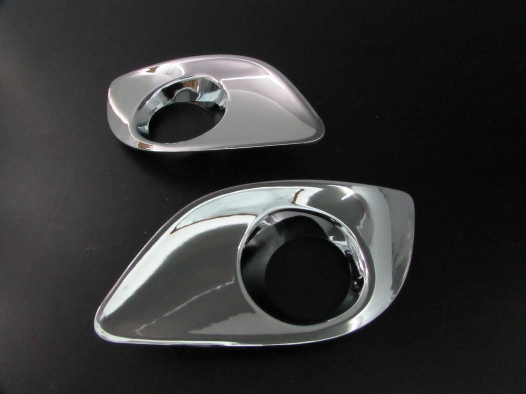 BRIGHTZ Chrome Fog Light Type for Palette SW MK21S Compatible with Palette SW MK21 Part Number 10491 Covers, A, (FOG-COV-159), (21S),