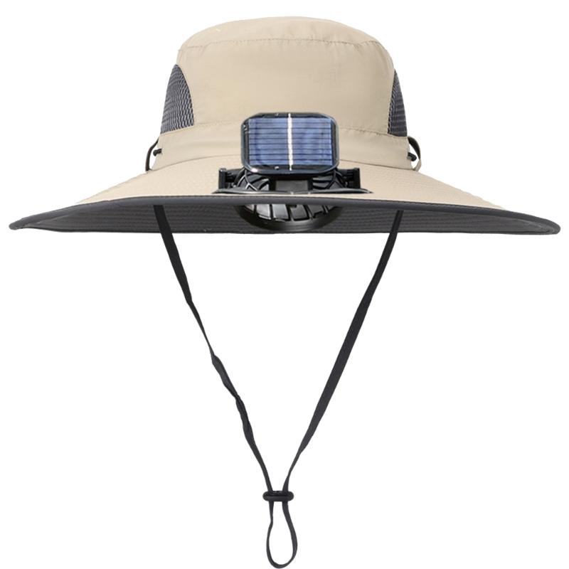 Cooling Solar Charged Fan Hat USB Rechargeable Sunblocking Hat Perfect Accessory for Outdoor Adventures Enthusiasts Gear