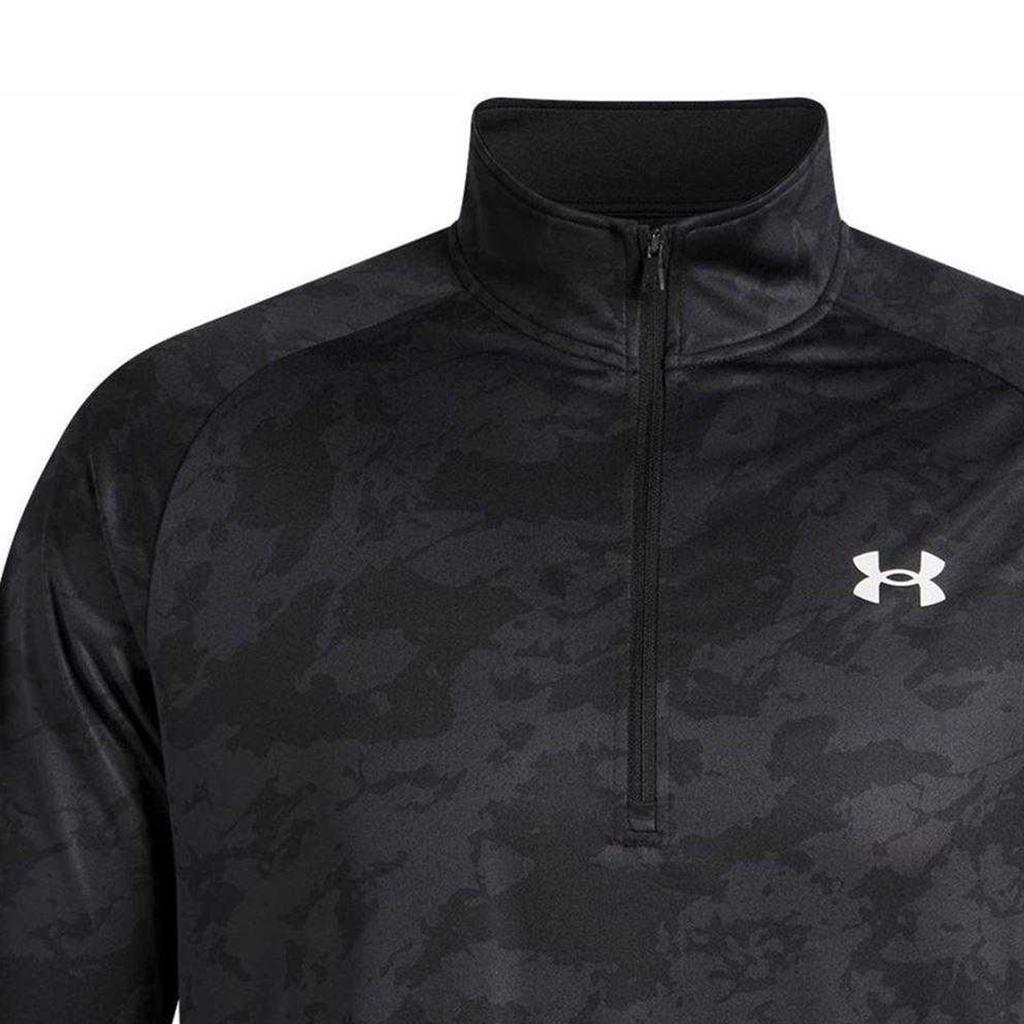 Under Armour Mens Tech Half Zip Long-Sleeved Top