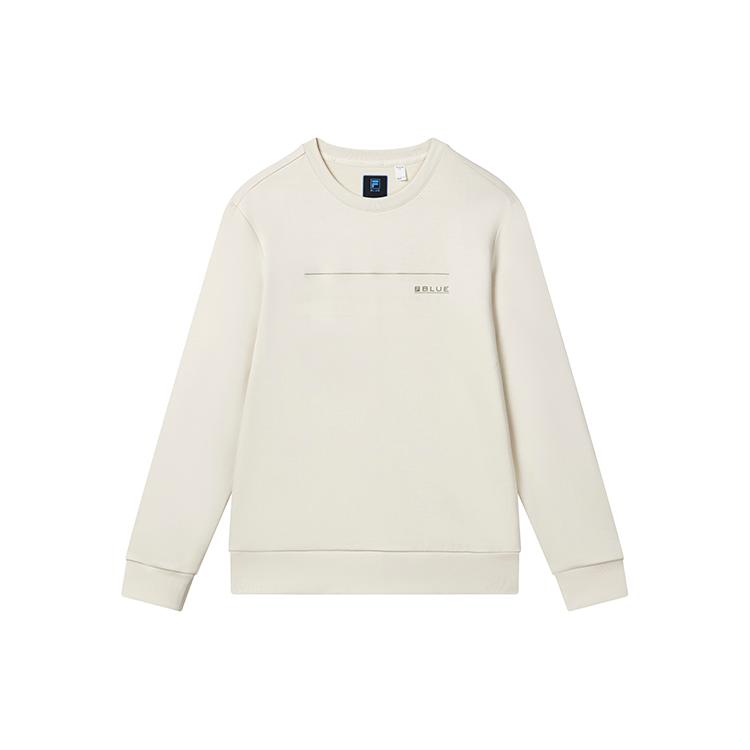 

New FILA Sweatshirts Men s Ecru F11M312202F-IV XXL