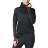 Adidas Logo Printed Zip-Up Hoodie Women Jackets Black S94565