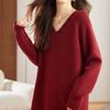 Svetr pro ženy Podzim Zima Zesílený Hřejivý Pletený Pružný Dlouhý rukáv Oversize Top