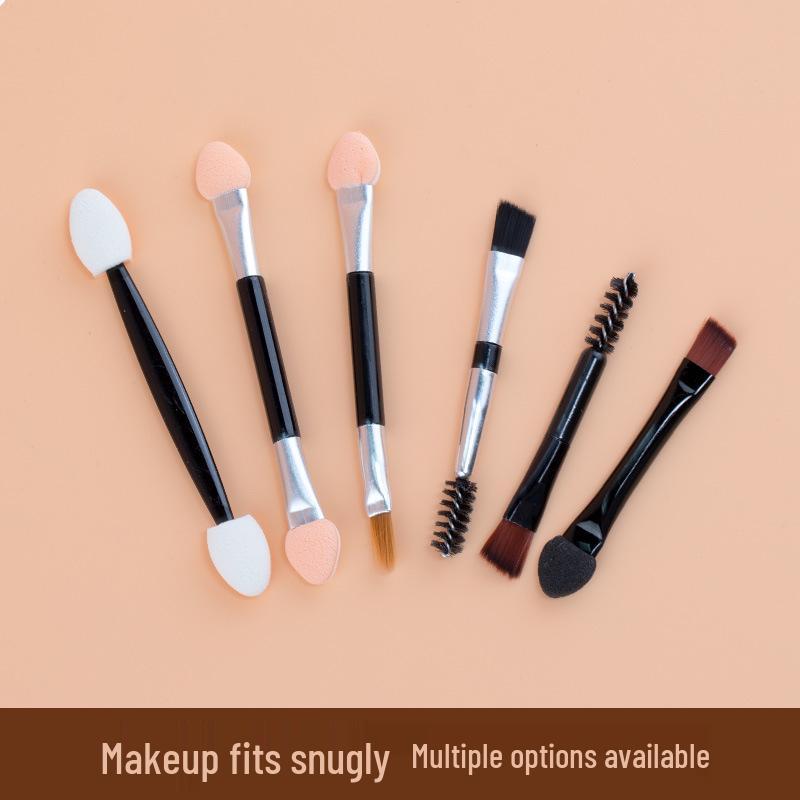 

Sponge-Head Eyeshadow, Eyelash, and Concealer Brush Set 1 piece per bag