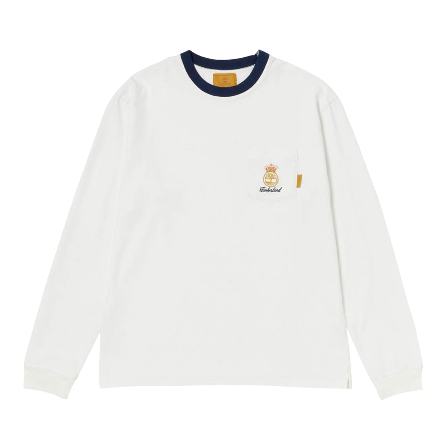 

Timberland +81 3 Футболка с длинным рукавом и карманом, Унисекс, Белый, Размер M (TB0A6CHG1001)