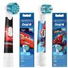 2 Embouts Oral-B Pour Enfants Cars, Spider Man