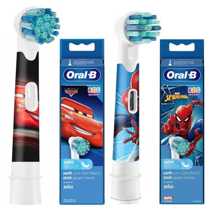 2 giochi Oral-B per bambini Cars, Spider Man