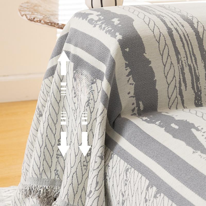 Capa de sofá Pano Novo para todas as estações Chenille Sofá Toalha Capa de almofada universal com tudo incluído