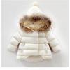 Vestiti imbottiti per bambini Giubbotti imbottiti da bambina Abbigliamento per bambini Invernale per bambini più spesso Caldo per neonati Cotone imbottito a mano Collo ampio in pelliccia Imbottito