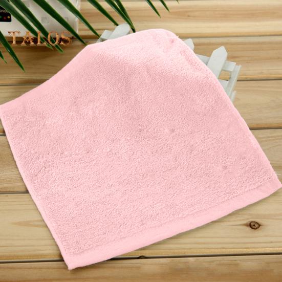 25x25CM Square Towel Ultra Soft Bamboo Fiber Hanging Loop Quick Drying Super Absorbent Kindergarten Kids Baby Hanging Hand Towel Small Washcloth