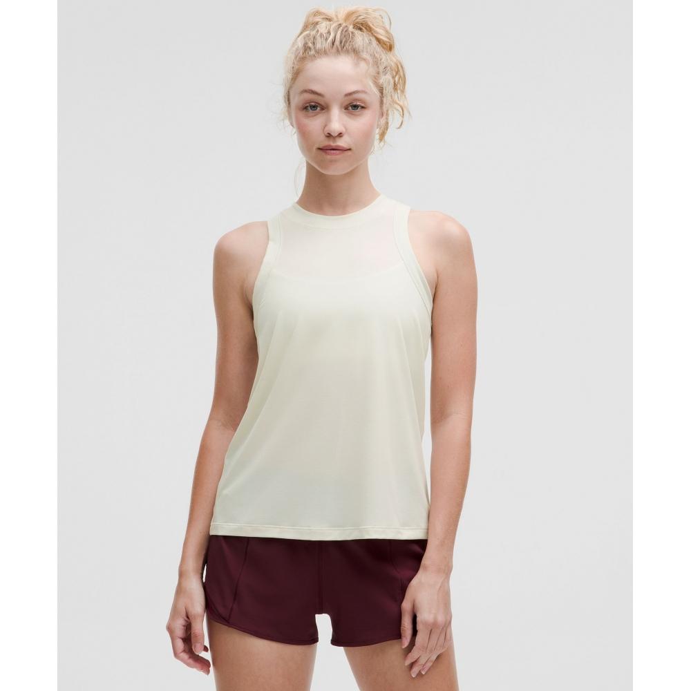 

Lululemon Jersey Training Tank Top Bone 14
