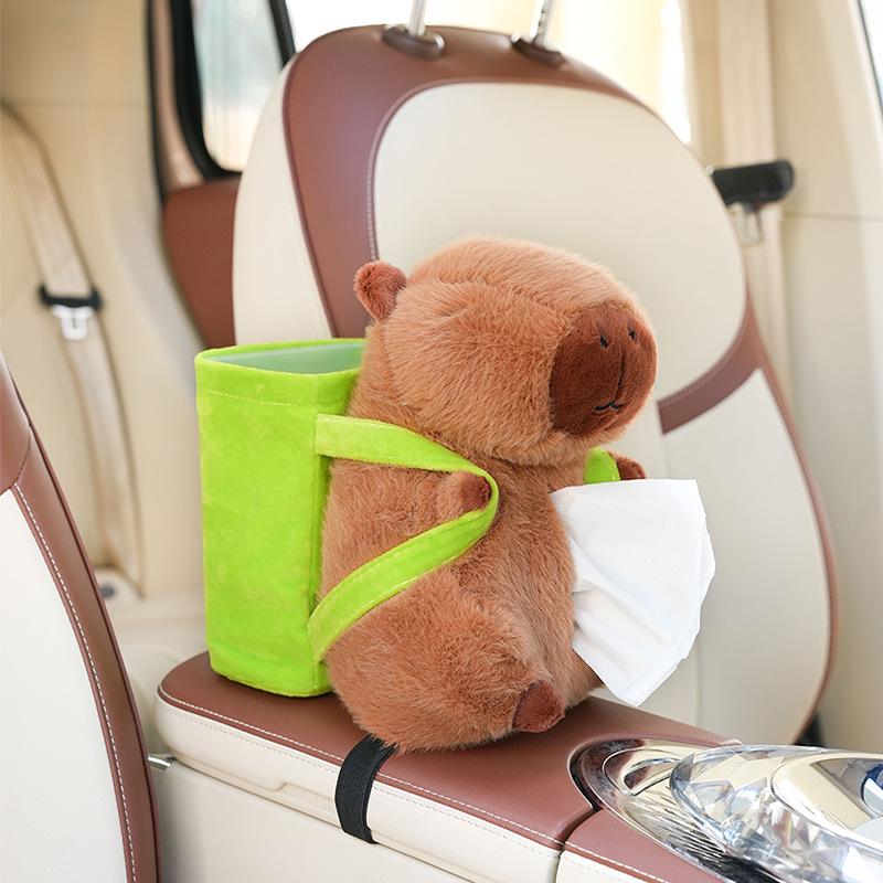 Capybara Car Hanging Tissue Box Holder