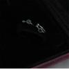 925 Sterling Silver European Style Open Dark Green Zircon Gold Ear Clip Women Street Photography Jewelry