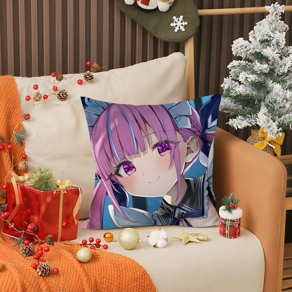 Virtual Idol Singer T-Tokino Sora Pillow Case Printing Pillowcase Living Room Sofa Cushion Cover Bedroom Room Decor