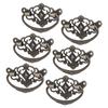 15 Sets Antique Handle Kitchen Cabinet Drawer Handle Pulls Zinc Alloy Cupboard Hardware Fitting
