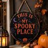 3030 Inch Happy House Halloween 2D Sign Plaque