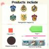 6Pcs Badge Series Diamond Art Fridge Magnet Diamond Painting Refrigerator Magnet DIY Fridge Stickers for Fridge Whiteboards