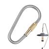 Screw Lock Carabiner Clip Titanium Keyring Caribeener Clips Quick Release High Strength Key Rings For Camping Traveling Outdoor