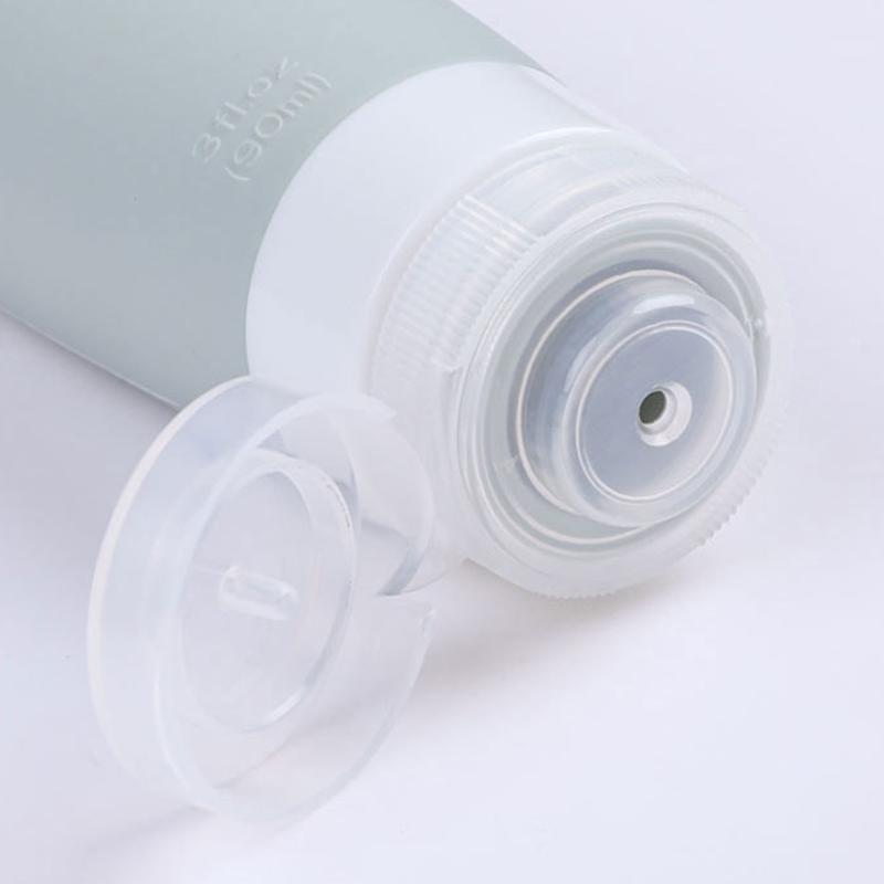 Silicone Travel Bottles Leak Proof Squeezable Refillable Travel Accessories Portable Toiletries Containers Travel Size Cosmetic