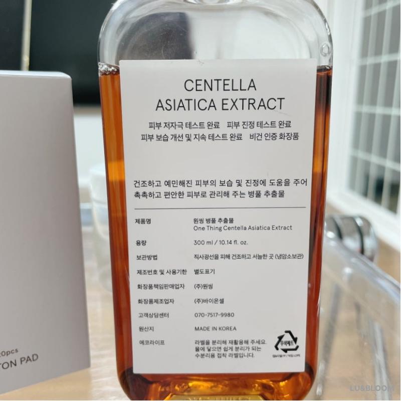 ONE THING Centella Asiatica Extract Toner 150ml / 300ml (+Free gift)