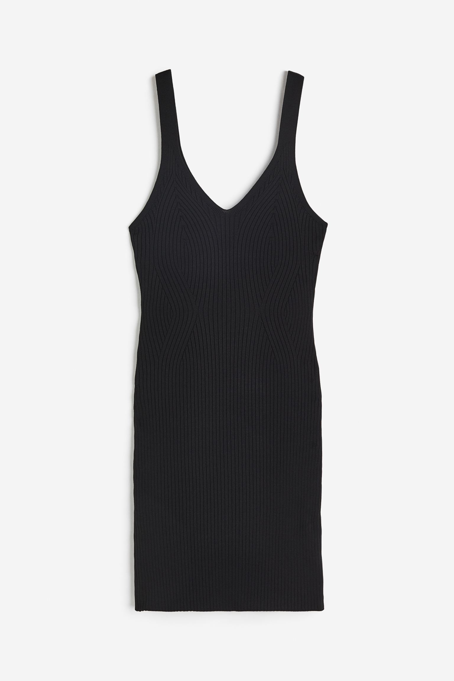 

Rib-knit bodycon dress
