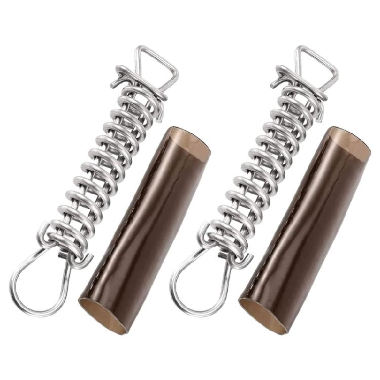 

Stainless Steel Pool Winter Cover Spring Set Including Sleeve and Plug Pool Cover Spring Sleeve 1