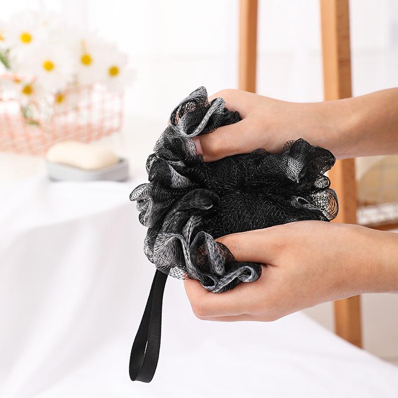 Soft Man Mesh Bath Sponge Balls Nylon Cleaning Brush Shower Body Cleaner Exfoliating Scrubbers Bath Ball Bathroom Supplies