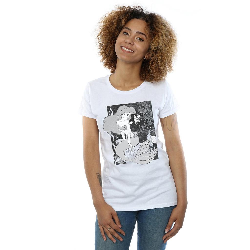 The Little Mermaid Womens/Ladies Cotton T-Shirt