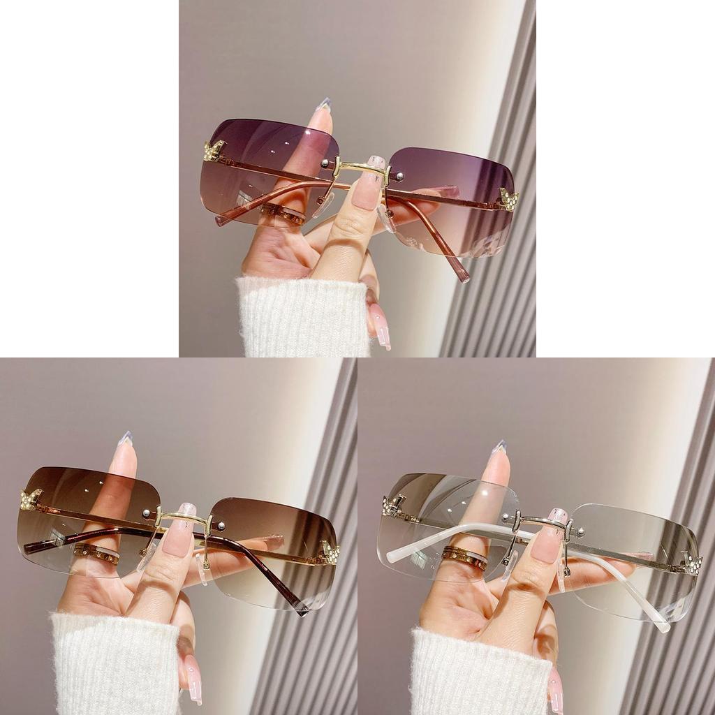 Y2k Fashion Square Eyewear With Uv400 Antireflective Coating For Travel And Outdoors