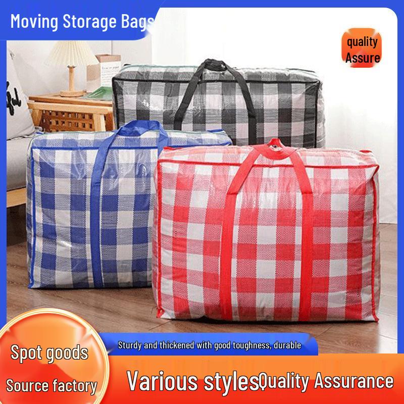 Snakeskin Patterned Moving Storage Bags with Thick Handles