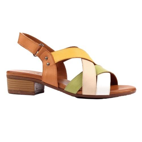 Lunar Womens/Ladies Olympia Leather Sandals