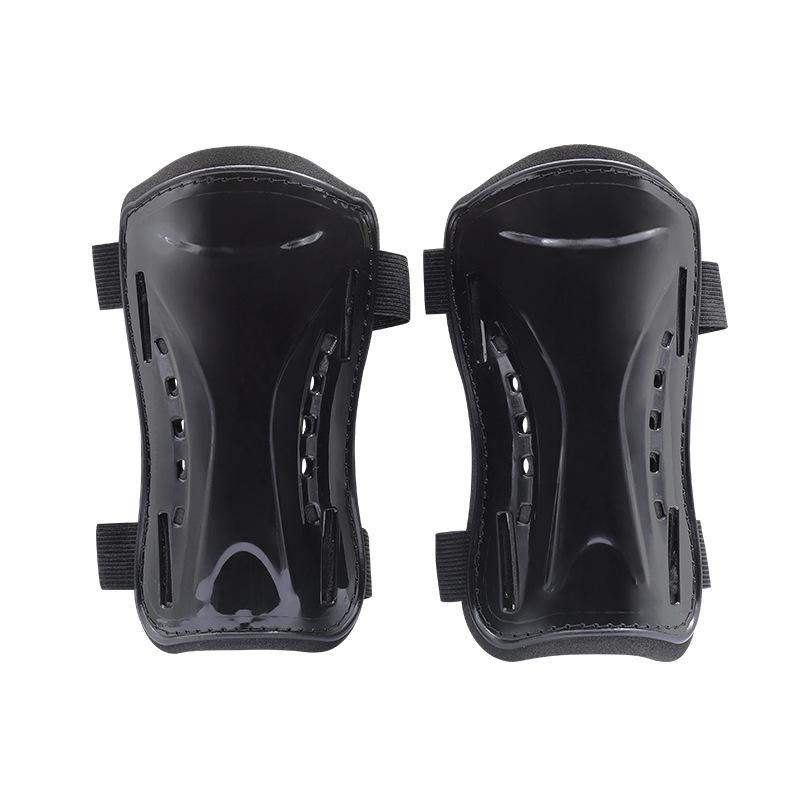 

Adult & Children Football Shin Guards with Double Velcro Straps – Protective Leg Plates