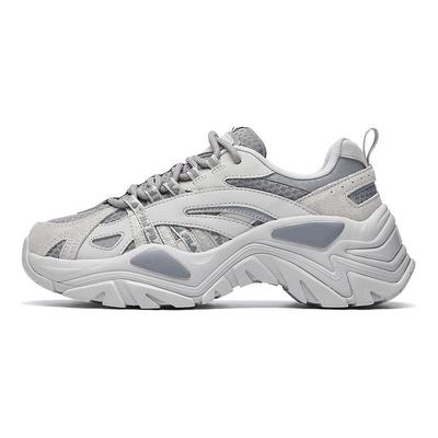 Disruptor Polyester Fabric Nylon Fashion Versatile Low-Top Casual Shoes Women Sneaker Antarctic-Gray F12W034120FAG
