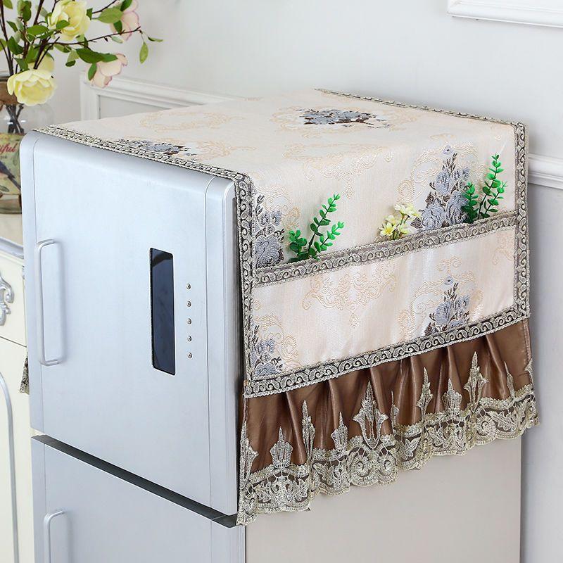 Refrigerator Dust Cover Refrigerator Cover Cloth Refrigerator Towel, Drum Washing Machine Cover Multi-purpose Cover Cloth
