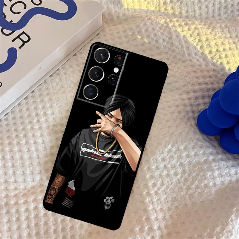 Indischer Rapper Sidhu Moose Wala Handyhülle Für Samsung Galaxy S25 S24 Ultra S9 S10 S20 S22 S21 Plus S23 FE Schutzhülle
